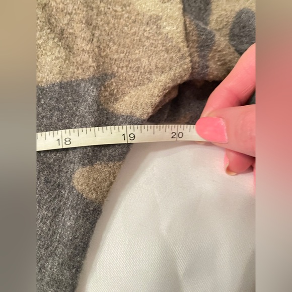 Camo Long Sleeve Front Tie Soft Fabric Tee Top Size Medium - Picture 4 of 9